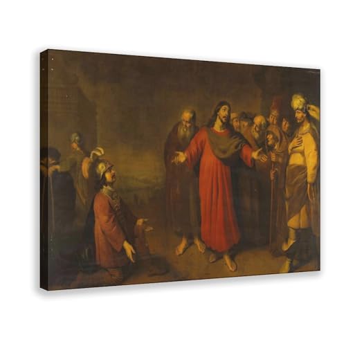 Christ et le centurion Adam Camerarius déco murale 30x45