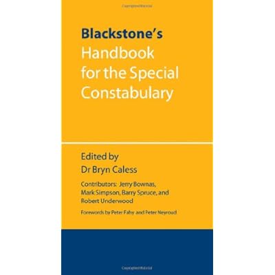 Blackstone's Handbook for the Special Constabulary