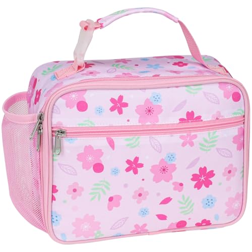 Bagseri Kids Lunch Bag Girls - Thermal Insulated Lunch Box Tote with Water Bottle Holder, Reusable Leak-Proof Kids Lunch Box for Daycare & School,...