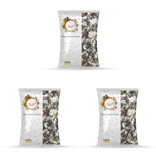 Image of Chounk Black Stone Flower Spices - 50g | Pathar /Patthar ke Phool Spice | Dagad Phool, Kalpasi | Pathar Ke Phool for Flavourful Cooking (Pack of 3)