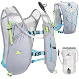 Waterproof Running Vest, 5.5L Breathable Running Hydration Vest with 1.5L Water Bladder, Water Vest for Hiking, Trail Marathon Race, Ideal for Women and Men