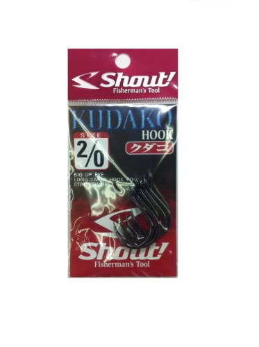 シャウト(Shout!) ルアー クダコフック ブラック #7/0 06-KH 釣り針