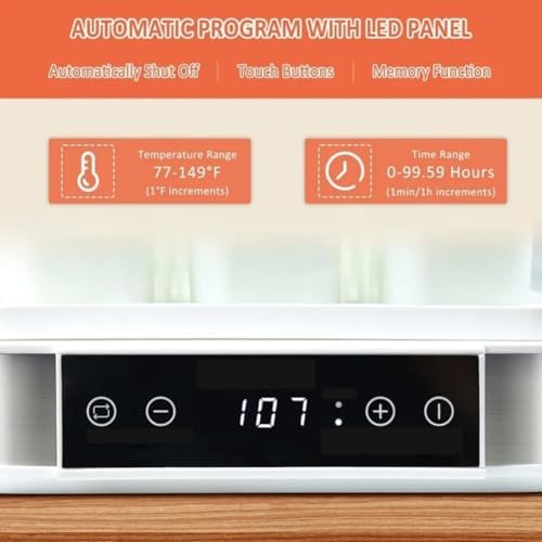 Macchina per yogurt e natto, macchina per yogurt automatica, yogurt e natto fatti in casa realizzati facilmente con temperatura e controllo del tempo regolabili, barattoli di vetro da 9 pezzi, per una