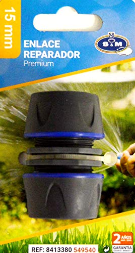 S&M 549540 Enlace reparador de mangueras 15 mm GAMA PREMIUM