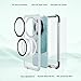 FONREST for Huawei Mate 60 Pro/60 Pro+ Frosted Translucent IP68 Waterproof Case with Magnet Ring for Wireless Charging Full-Body Sealed Slim Snow-Shock-Dust-Proof Underwater Cover w/Lanyard (Black)