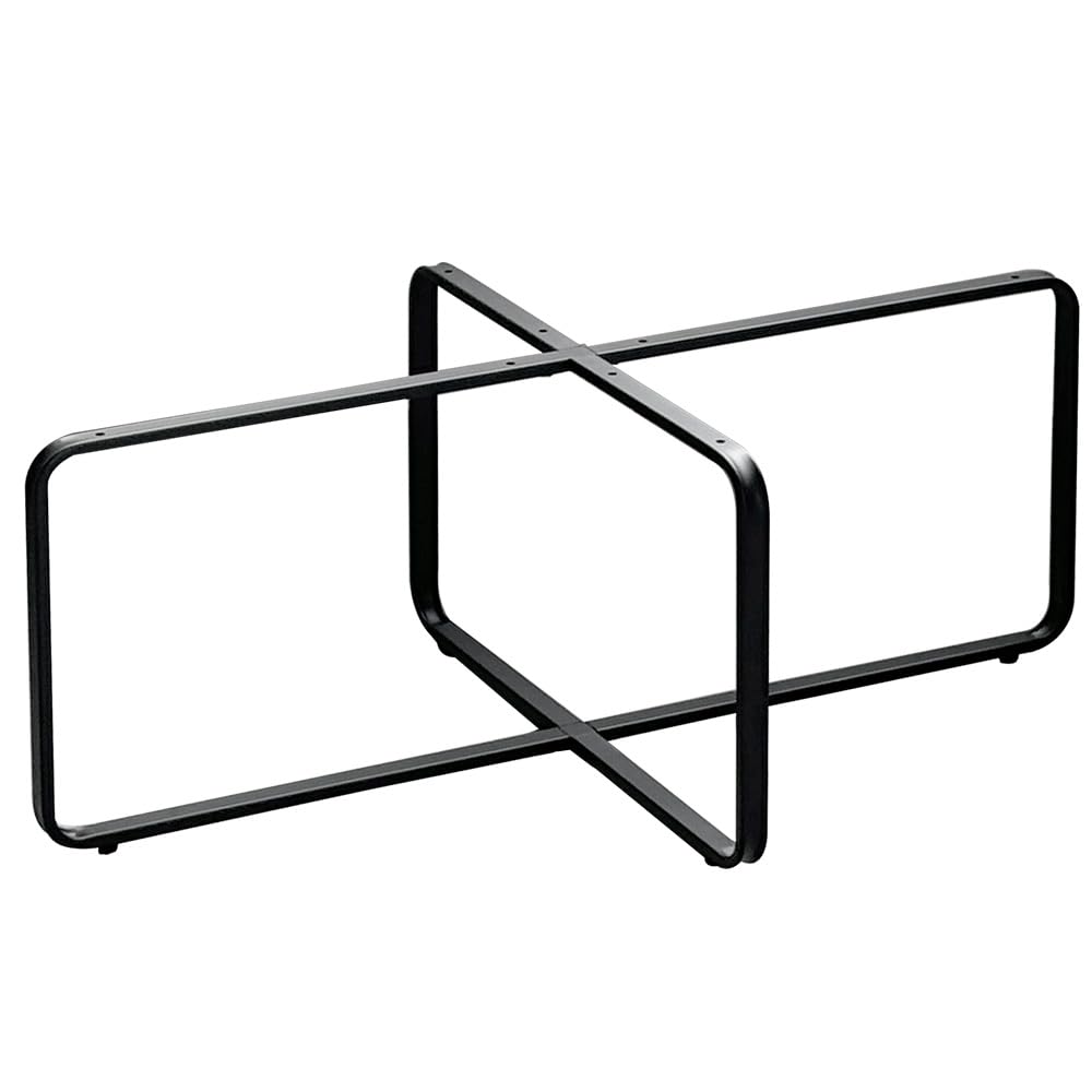 Amazon.co.jp: テーブル脚 クロス枠 スチール 黒脚 80cm×50cm×高さ30cm