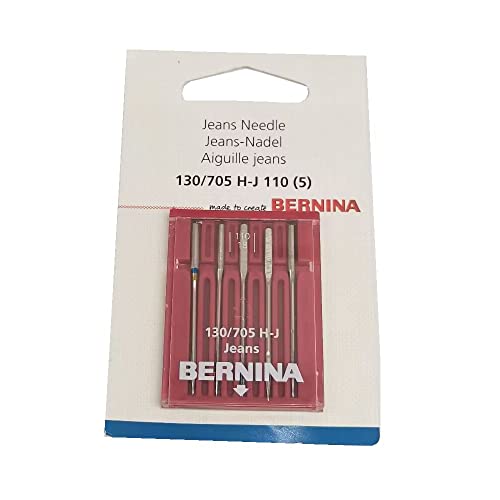 Aiguilles Bernina pour ourlet de jeans 130/705 H-J HONEYSEW lot de 5 pièces