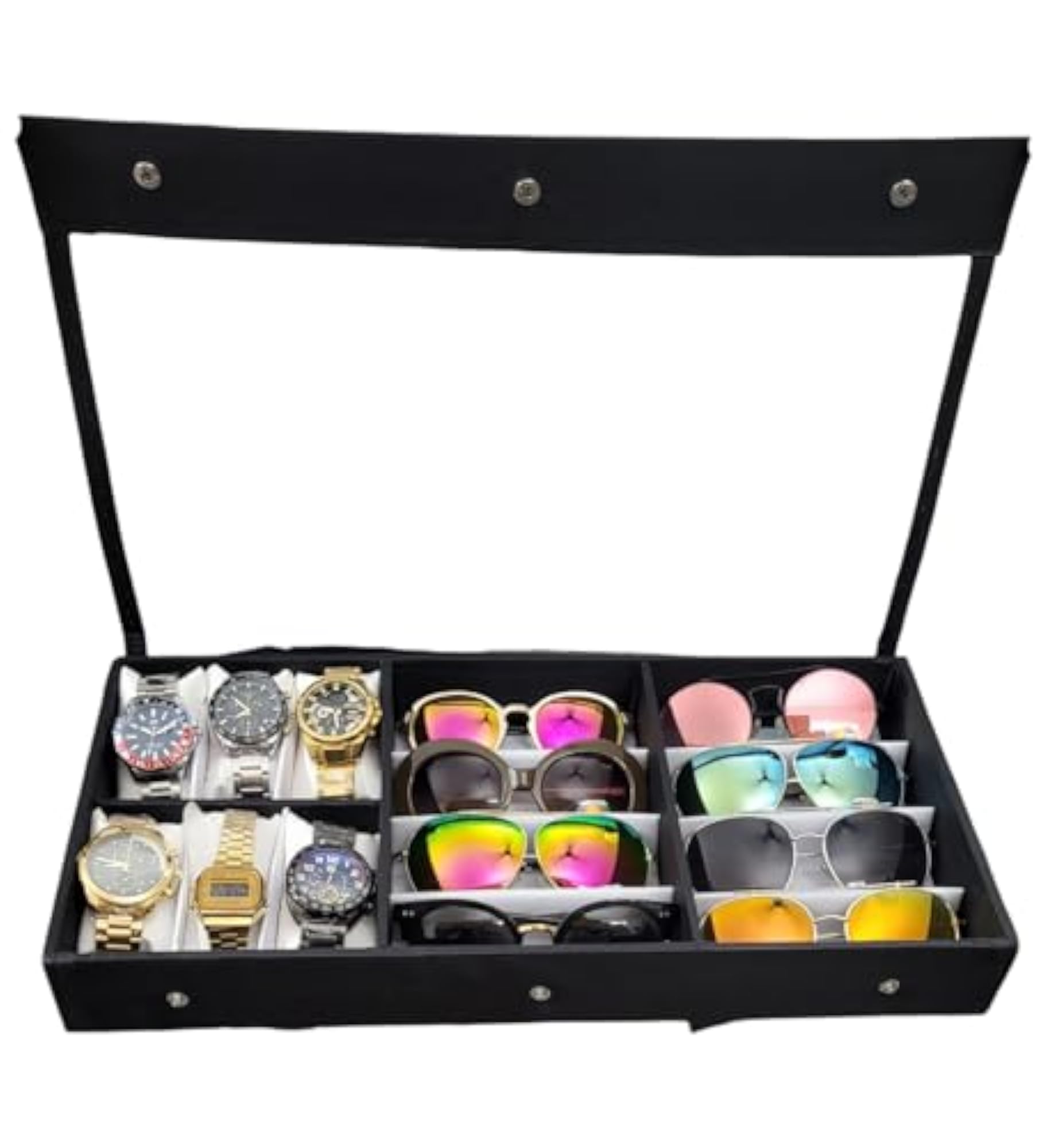 Goggles, Eyewear, Sunglass and Watches Case Cover Box