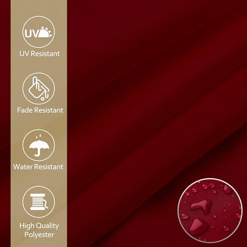 Vela de sombra rectangular con 98% protección UV y tejido 185GSM denso 4