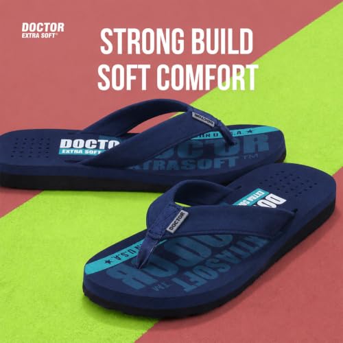 Image of DOCTOR EXTRA SOFT Slipper Care Orthopaedic and Diabetic Super Fitting Comfort Doctor Slipper, DR. Slipper, Flip-Flop, Slides and House Slipper for Men's Men's-FeelGood-D-31
