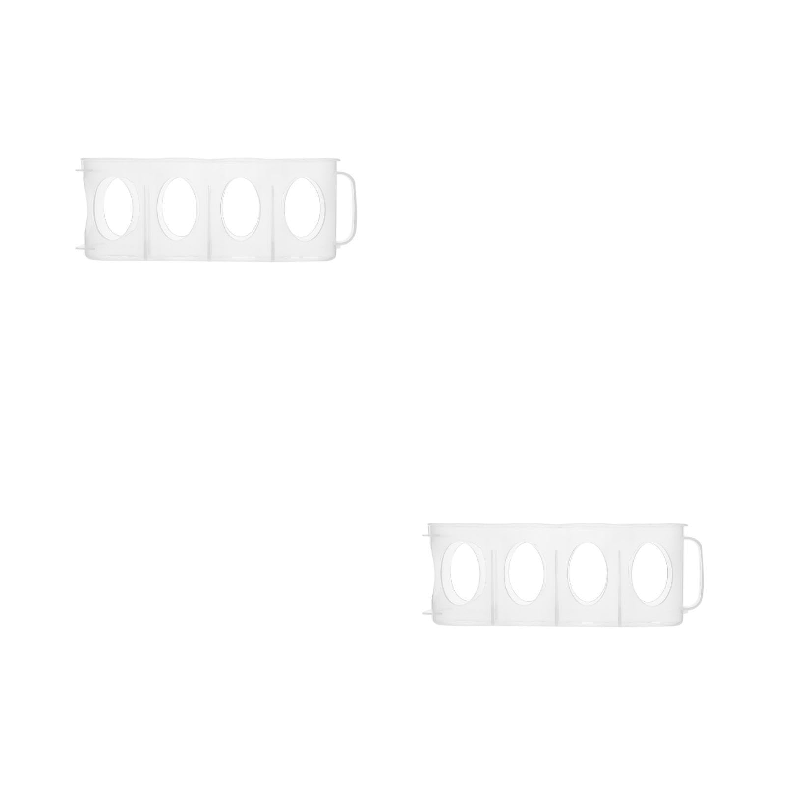 PRETYZOOM 4pezzi Contenitore Per Bevande Organizer Frigorifero Per Lattine e Condimenti Scatola Di Stoccaggio Multiuso Per Cucina e Birra Resistente e Pratico Per Uso Domestico