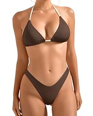 105 Brown White Color Block