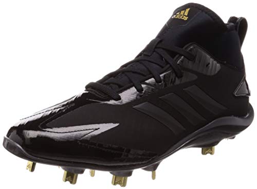 adidas Adizero Stabile Pro Mid - Zapatos de béisbol con tacos de metal, Black Black Carbon, 40 EU