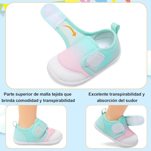 Image of FEETCITY Baby First Walking Shoes Boys Girls Infant Crib Shoes Breathable