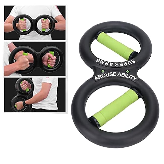 Hand Grip Strengthener, Arm Strength Exercise Tool 8 Shaped Circulation Wrist Strength Training Fitness Tool, 10kg Strength Training Grip Strengtheners Grip Strength Trainer, Hand Exerciser Bars