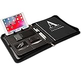 FOKUS AUFS MODERNE - Schluss mit Papierkram. Dieser Organizer trumpft sowohl mit dem praktischen Smartphone-Ständer, als auch mit den nützlichen Multimedia-Taschen auf. Damit bist Du der smarte im Raum!