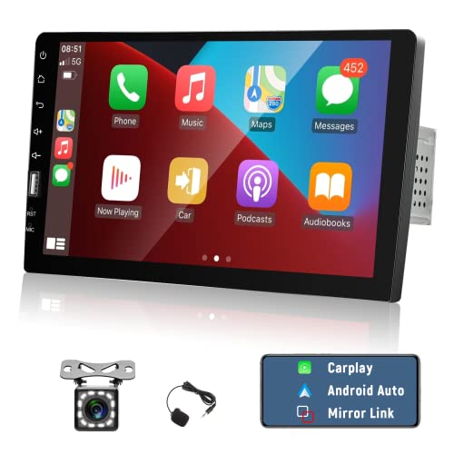 Autoradio 9 Pollici 1 Din Con CarPlay E Android Auto - Bluetooth, Telecamera Posteriore, Mirror Link - Foto 8