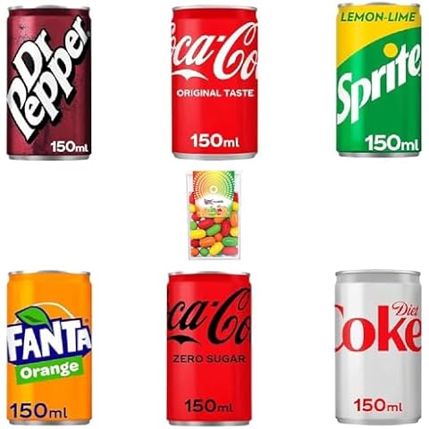6 Mini Soft Drinks with Mint Bonus Cover
