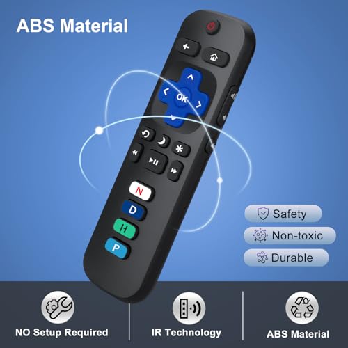 image for LOUTOC Replacement RC280 RC282 Compatible with TCL-Roku-TV-Remote, Uni