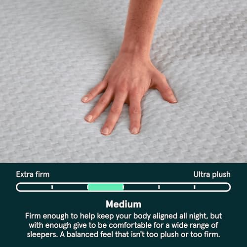 Tuft & Needle Kin Medium 12" Full Adaptive Foam Mattress in a Box, Cooling Gel, Pressure Relief, Durable Support, 100 Night Trial, Fiberglass-Free, CertiPUR-US, 10-Year Limited Warranty