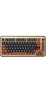 Amazon | 【国内正規品】Akko(アッコ) MU02 木製キーボード 75%英語