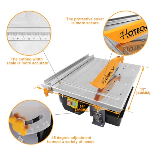 Hoteche 7-Inch Wet Tile Saw