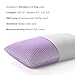 Purple Harmony Pillow – Talalay Latex Foam Cooling Pillow for Combo or Side Sleepers, 360º Hex GelFlex Grid for No-Pressure Support and Luxurious Weightless Feel - Standard, Medium Feel, Med Height
