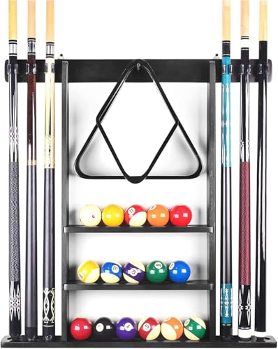 Support pour queues de billard en bois évite les chutes - 6
