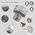 Vent Systems 4" Inch Round Roof Vent Cap – Galvanized Steel Chimney Rain Guard with Wind Shield – Heavy-Duty Weather-Resistant Protector Cap for Exhaust, Stove Pipe, Chimney - Outdoor Use