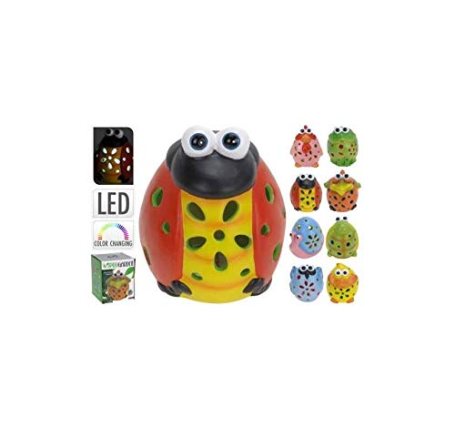 Buho Ceramica 8. 5X8X11Cm. Surt. 252717650 En Oferta Importacion - Lampara Led Animal 8X8X11 Pila