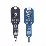 Tester di induttanza del circuito per la riparazione della scheda madre, strumento di test accurato della bobina con indicatore per il rilevamento rapido dei guasti, funzionamento semplice con un
