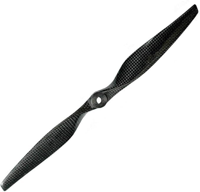 XOAR PJT-E 2 Blade Carbon Fiber Electric RC Airplane Propeller Prop for Electric RC Planes (16x7)