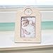 DEMDACO Baby's Baptism 6.75 x 9.75 Inch Porcelain Picture Frame, Pink