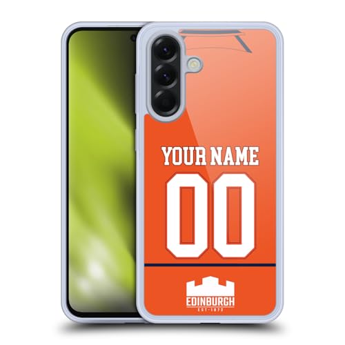 Head Case Designs Officially Licensed Custom Customized Personalized Edinburgh Rugby Away 2022/23 Kit Gel Case [Military Grade Protection] Compatible with Samsung Galaxy A56 5G