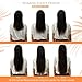 Full Shine Balayage Clip in Hair Extensions Dark Brown to Medium Brown Mix Ash Blonde Real Hair Clip in Extensions Human Hair Brown Ombre Straight 20 Inch 7 Pcs 120g