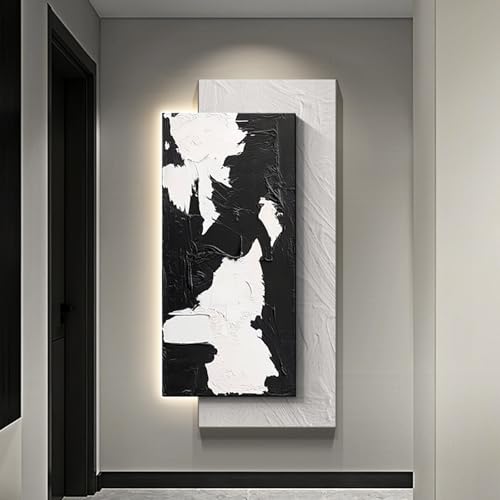 Peinture murale décorative grès 3D LED pour entrée accueillante
