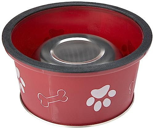 Trixie Kunststoff beschichtetem Edelstahl long-ear Schüssel, 15 cm Durchmesser, 0,9 Liter, farblich sortiert