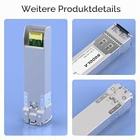 Sodola 10GBase-SR SFP+ Transceiver, 850nm MMF, bis zu 300 Meter(2 Packs) – Ansicht 7