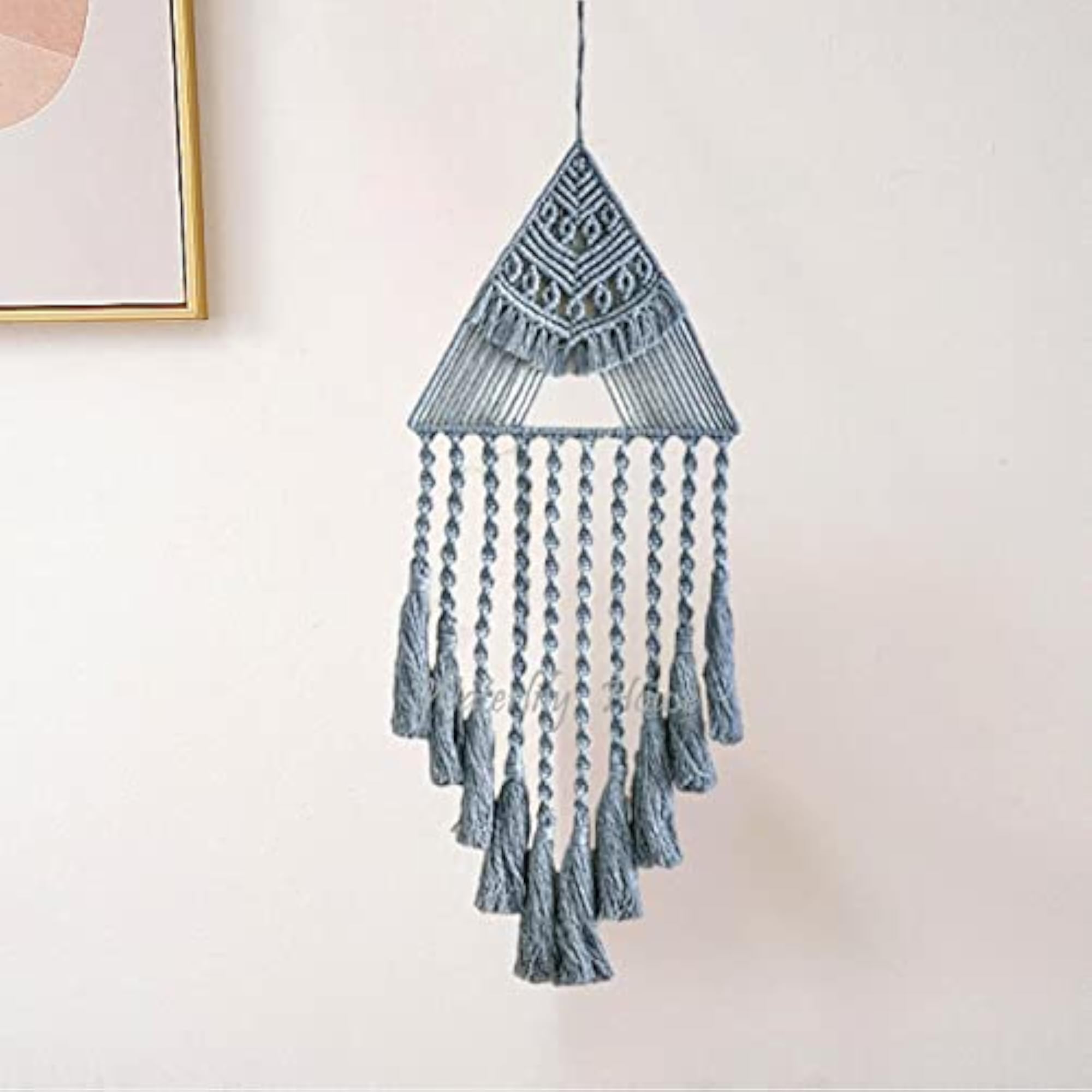 Waterlily House Macrame Dream Catcher Wall Hanging
