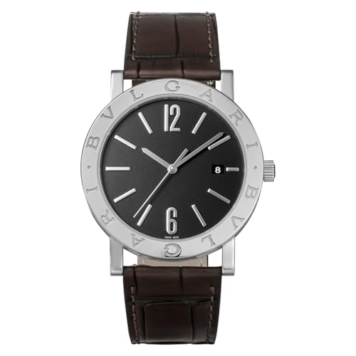 [BVLGARI(�u���K��)] �\���e���| �E�H�b�` ������ 3�C���h�� �T�t�@�C�A�K���X �u���b�N������ BB41BSLD/MB �����Y [���s�A���i]