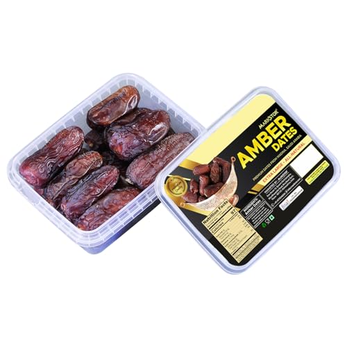 Image of Markstor Fresh Amber Dates - Premium Dates from Madina, Saudi Arabia - 250 grams