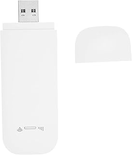 Mobile WiFi Hotspot 4G LTE USB Modem Roteador WiFi Portátil Com Cartão SIM Mini Dispositivo WiFi Hotspot Plug and Play Pocket Hotspot Router (Branco)