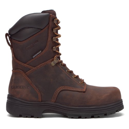 Carolina Men's CA3534 Surveyor 8Steel Toe Insulated Waterproof Work Boot Dark Brown 9.5 EE2