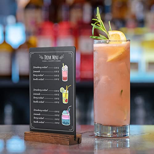 Yeeon 3 Pack 5X7 In Chalkboard Sign Small Chalkboard Decorative Chalkboard With Base Family Message Chalkboard Kid Chalkboard Store Poster Display #TOP2