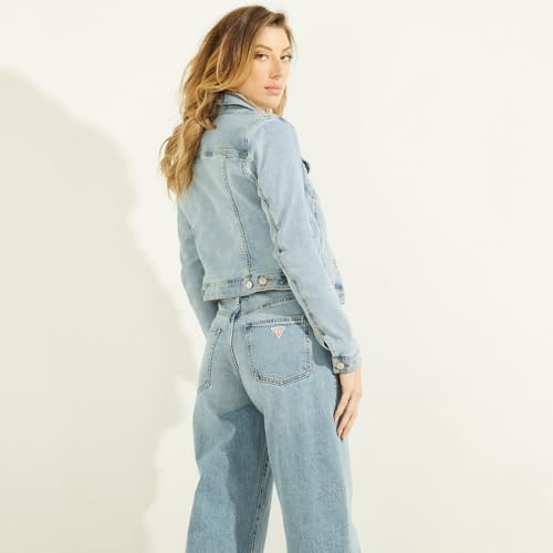 GUESS Women's Sexy Denim Trucker Jacket2