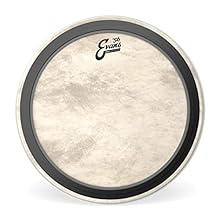 20" drum head with adjustable damping for ultimate control Calftone is a synthetic alternative that embodies the look and sound of traditional calfskin Made using a blend of unique materials to produce warm, full, and rich tones Externally Mounted Ad...