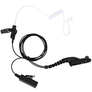 Oortelefoon Koptelefoon Headset met Audio Air Tube voor 2-weg radio walkie talkie en radio speaker microfoon microfoon