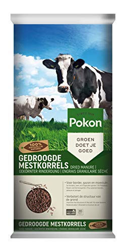 Preisvergleich Produktbild Pokon gekörnter Rinderdung, organischer Universaldünger, natürlicher Bodenverbesserer und Dünger, 20kg
