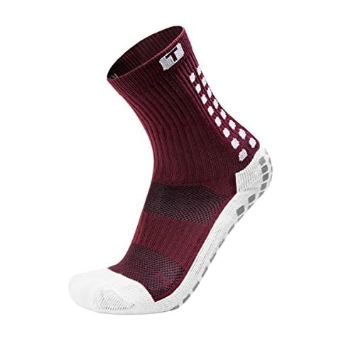 Trusox Standard 3.0 Cushion Crew Socks, Maroon, Small Cover