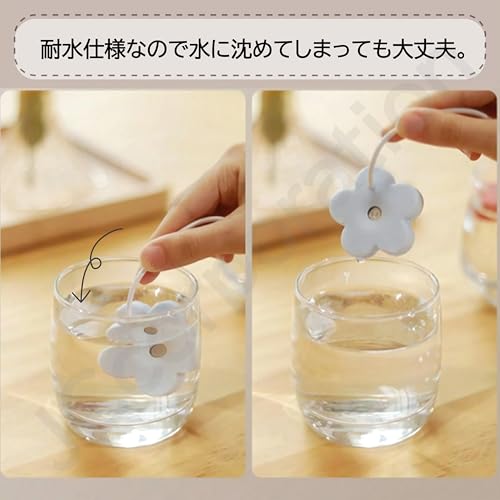TETOMI 公式 水に浮かべるコンパクトな加湿器 usb タンクレス 超音波式 静音 乾燥 花粉症対策 オフィス 寝室 卓上 ミニ加湿器 旅行 ポータブル 持ち運び 小型 一人暮らし用 コップ ペットボトル (ホワイト)
